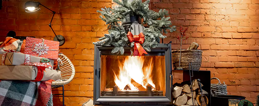 Travis Industries Linear Gas Fireplace Installation in Las Cruces, New Mexico