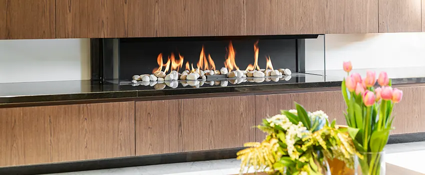 Double-height Fireplace Design Refurbishment in Las Cruces, New Mexico